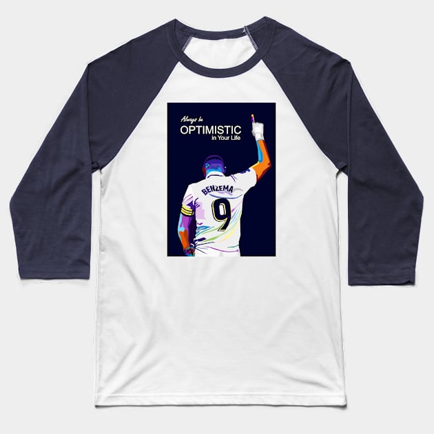 Quotes Karim Benzema Wpap Art Baseball T-Shirt by Pure Touch